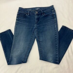 LOFT Modern Skinny Blue Jeans woman’s size 26/2